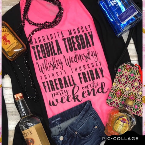 Days of the week T-shirt
