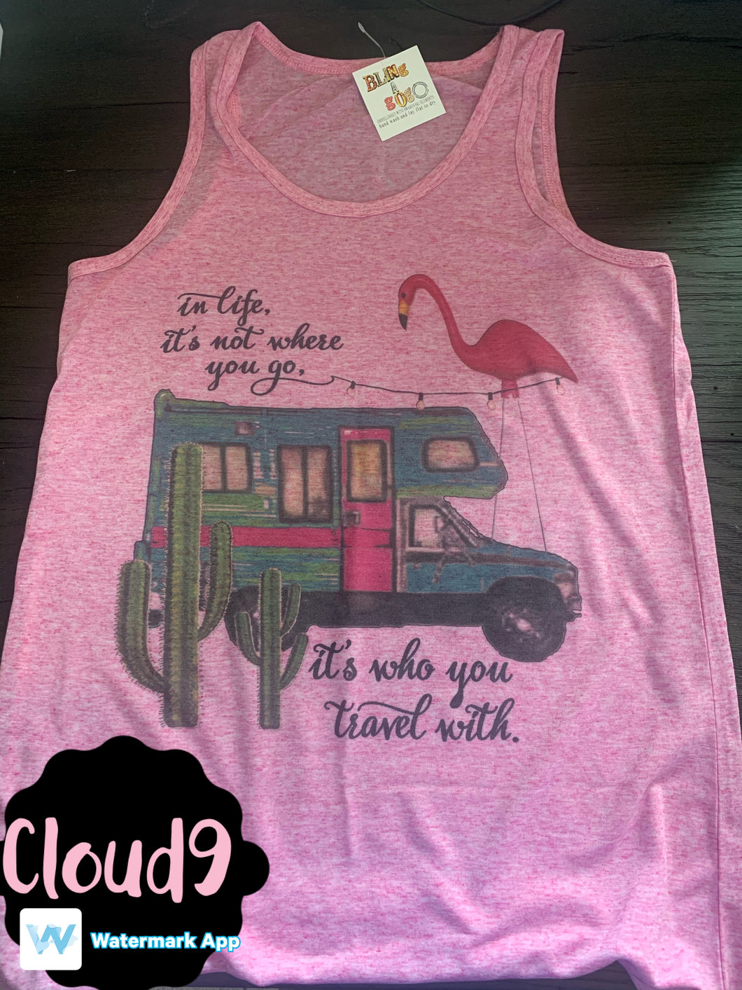 Pink Flamingo Tank
