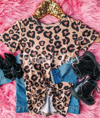 Leopard T-shirt Dress