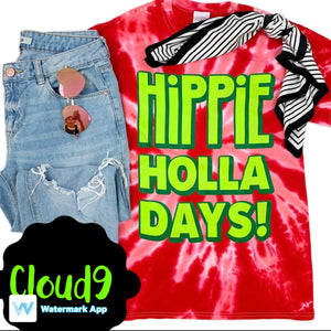 Hippie Holla Days T-shirt
