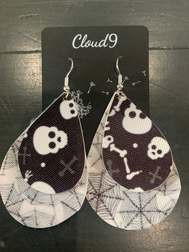 Halloween Skull Earrings