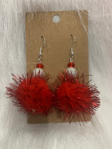 Puff Ball Earrings