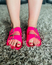 Load image into Gallery viewer, Top Moda Neon Sandals.