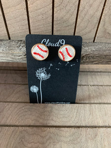 Baseball Stud earrings