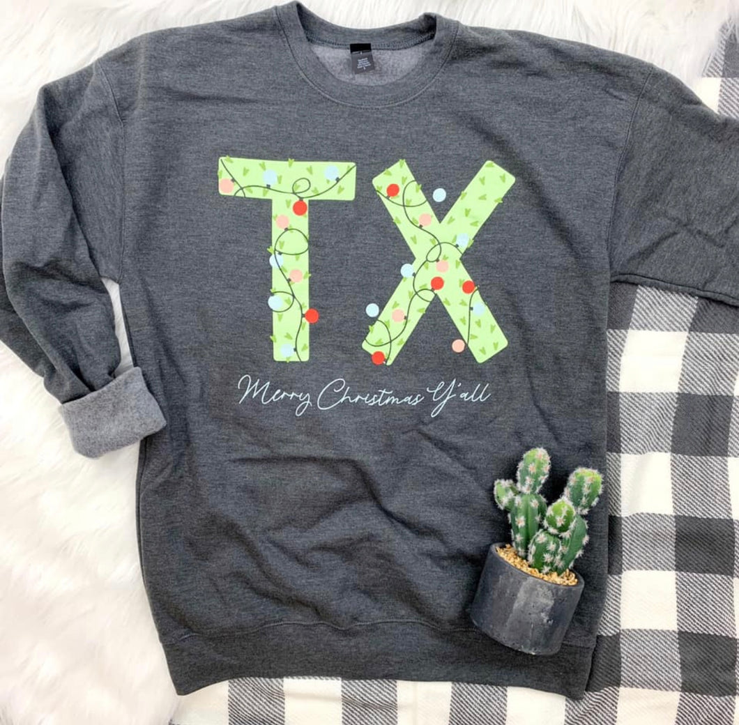 Texas Christmas sweatshirt
