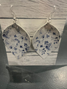 Embroidery Petal Earrings