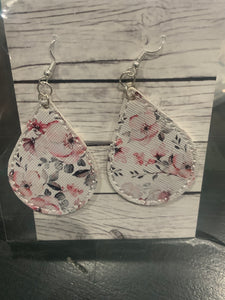 Embroidery Teardrop Earrings