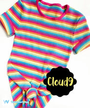 Load image into Gallery viewer, Striped T-shirt dresses