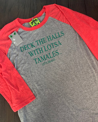 Deck the Halls Raglan T-shirt