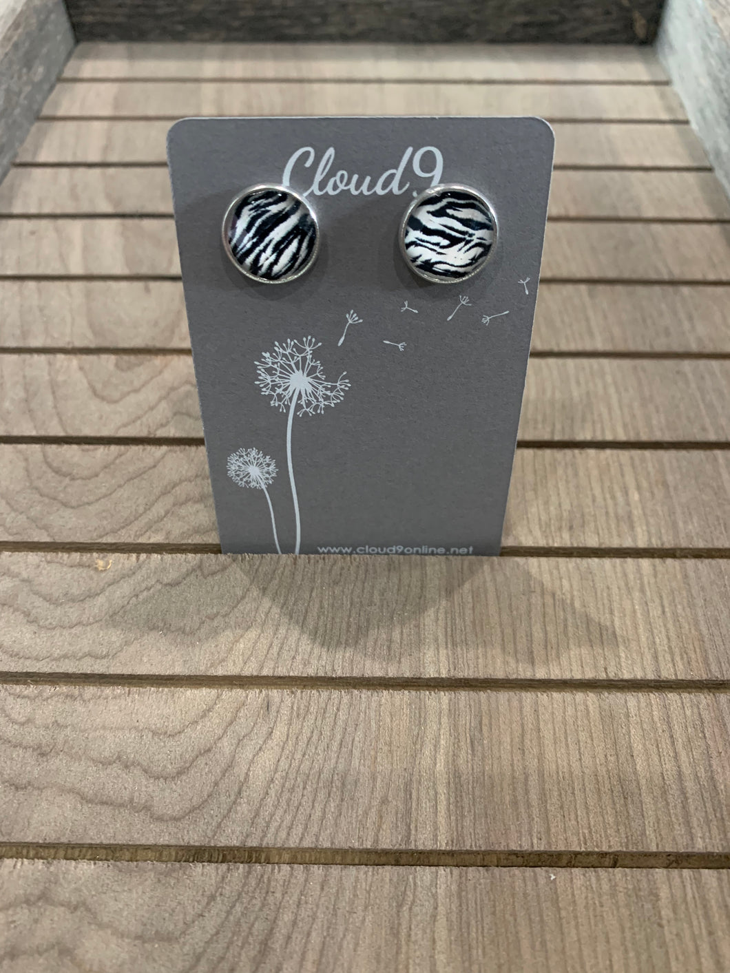 Zebra Earrings