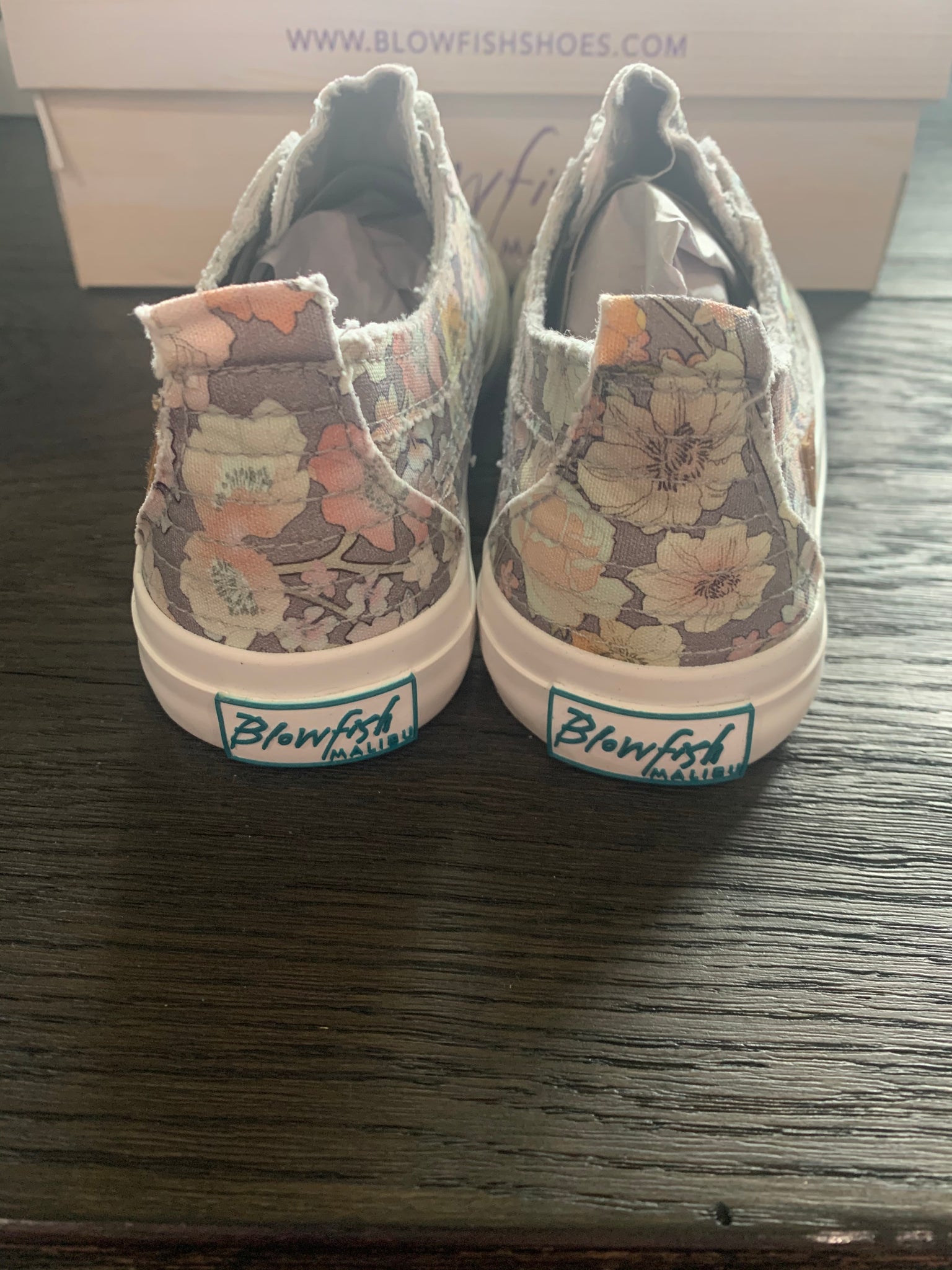 Floral Blowfish shoes Twisted Tees Boutique