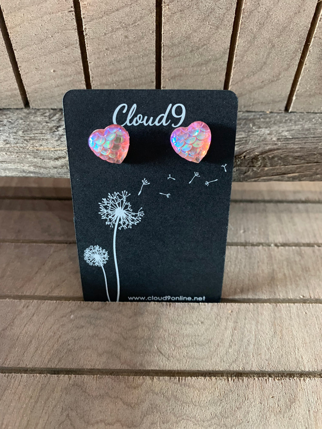 Mermaid Heart Earring