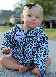 Vintage Leopard Kids Hoodie