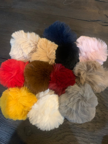 Fluff Ball Keychain