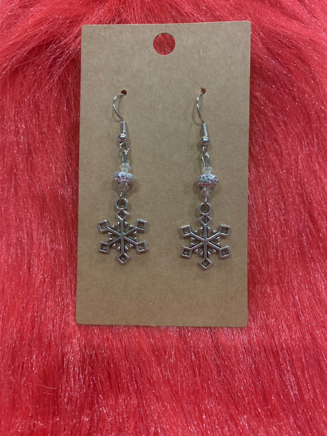 Open Snowflake Earrings
