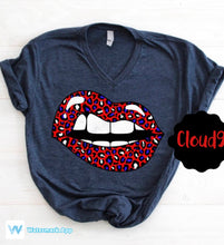 Load image into Gallery viewer, Leopard Lips T-shirt