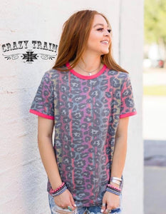 Crazy Train Neon  animal T-shirt