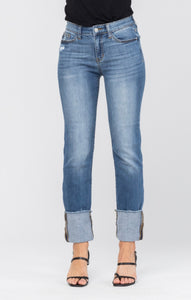 Judy Blue Cuffed Jeans