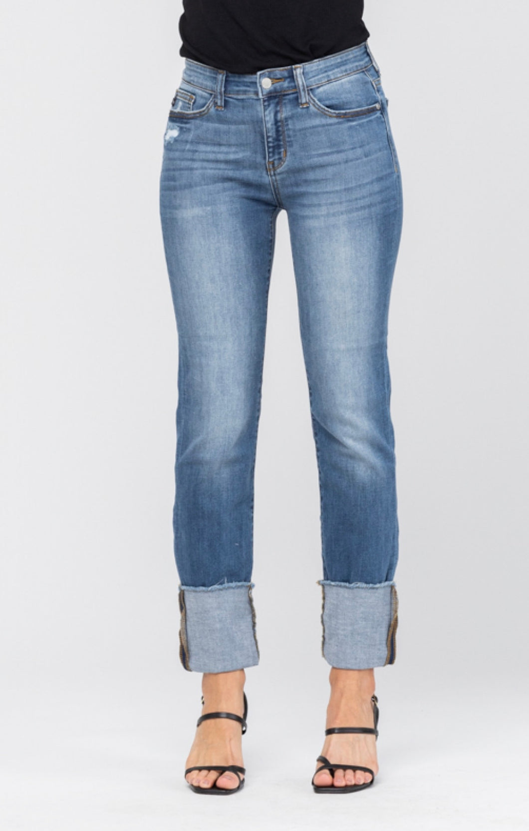 Judy Blue Cuffed Jeans