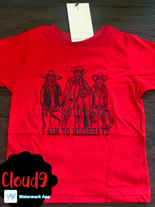 I Aim to Misbehave Tee
