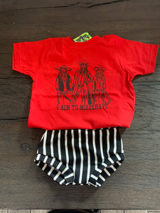 Black bullet striped Bummies