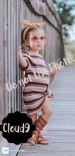 Load image into Gallery viewer, Striped T-shirt dresses