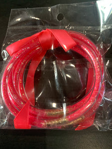 Glitter Jelly Bangles