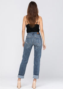 Judy Blue  Bleach splash boyfriend Jeans