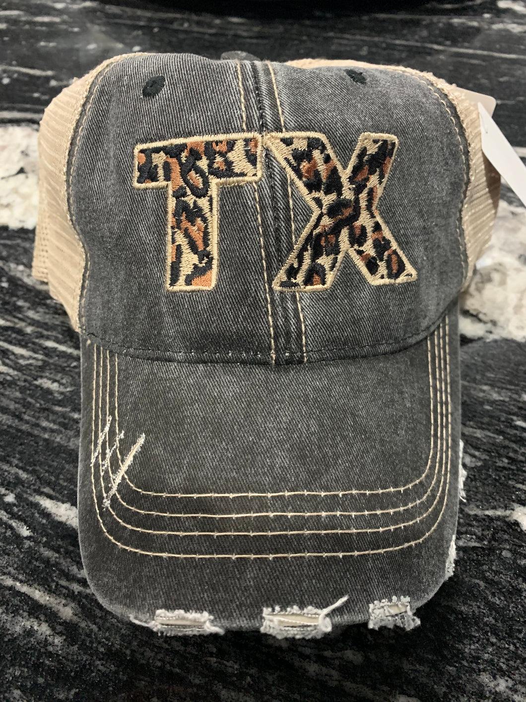 Leopard TX trucker cap