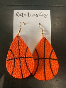 Basketball Earrings