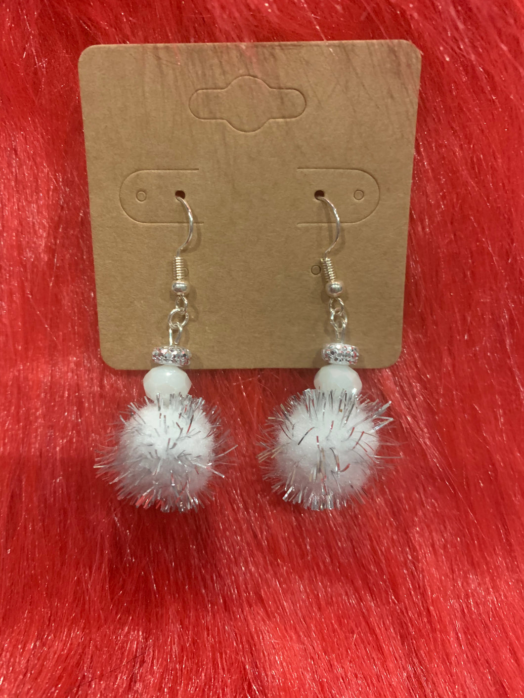 Puff Ball Earrings