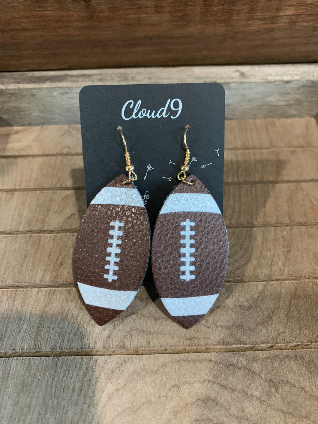 Football earrings