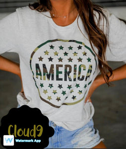 Camo America T-shirt