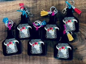 Cow Tag Keychains