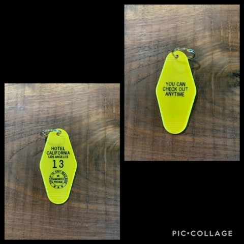 Hotel CA-Vintage Hotel Keychains
