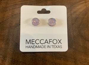 Mecca Fox Lavender Sparkle Earring