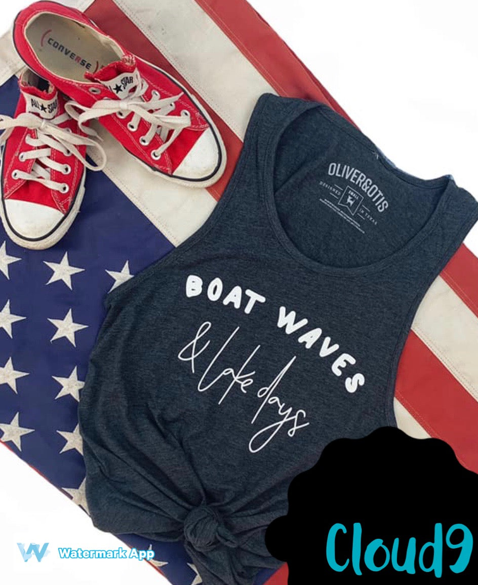 Boat Waves and Lake Days tank
