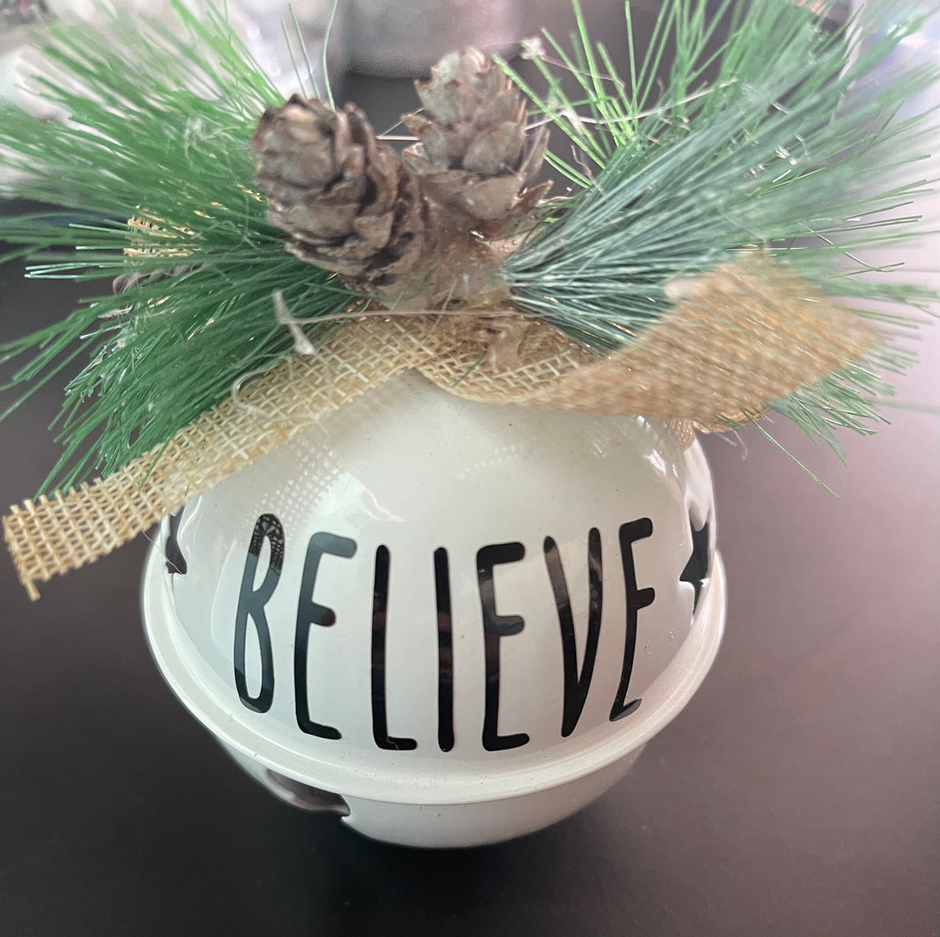 Believe Bell Ornament