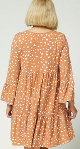 Entro Clay Polka Dot Dress