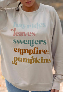 Fall list Sweatshirt