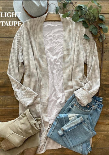 Lola Cardigan - Light Taupe