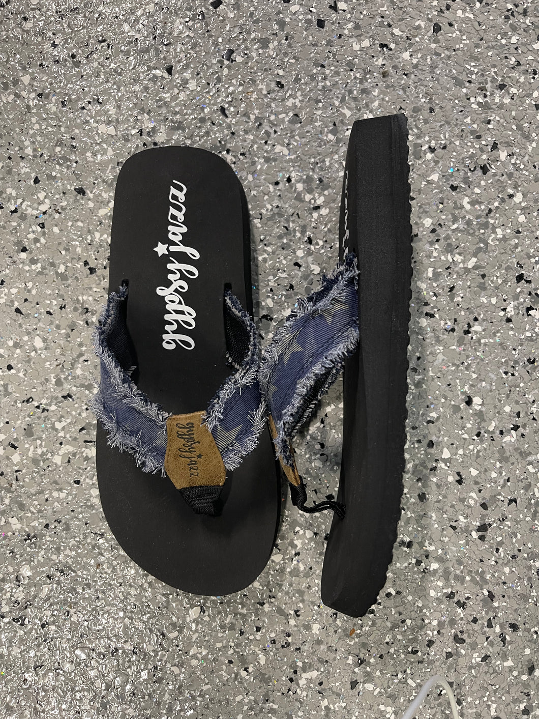 Gypsy Jazz Encore Stars flip flop