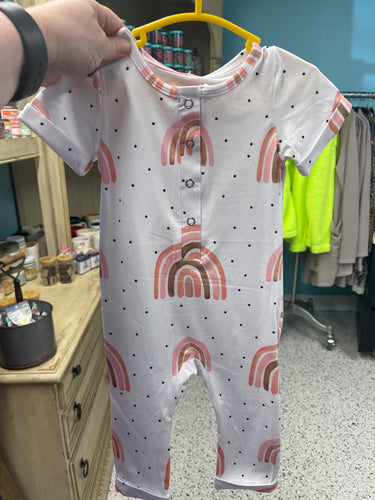 Rainbow Dot Romper