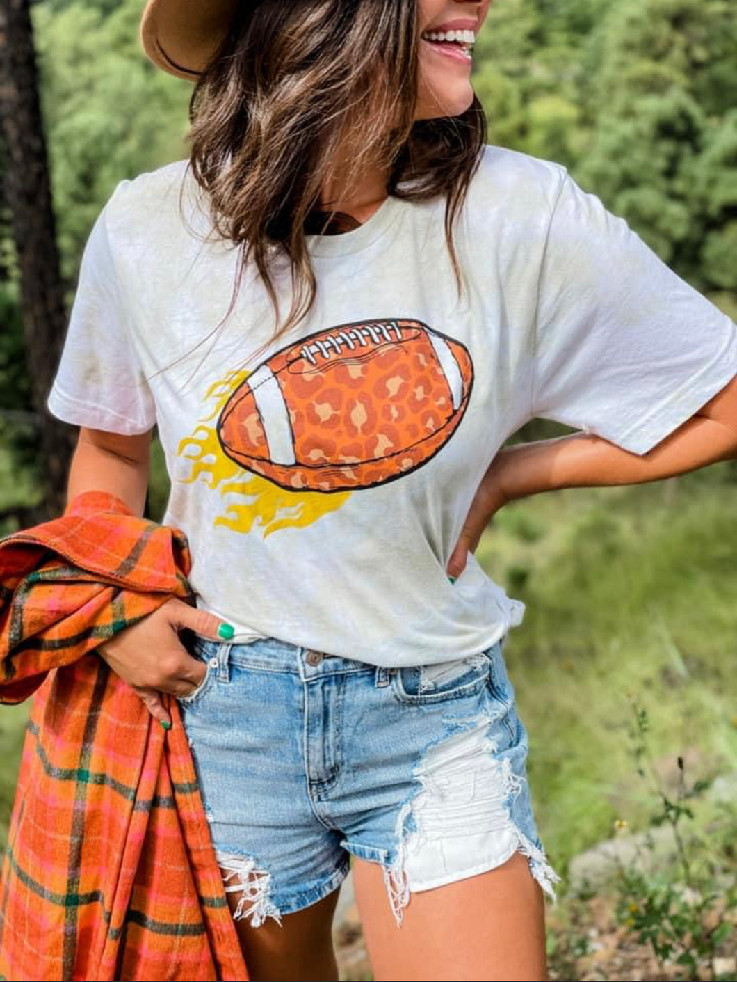 Tie Dye football T-Shirt