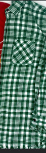 Green/White Flannel