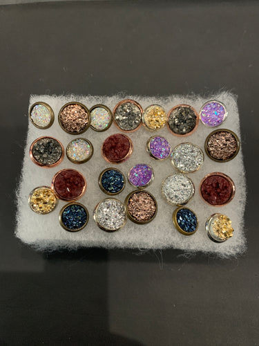 Druzy push pins