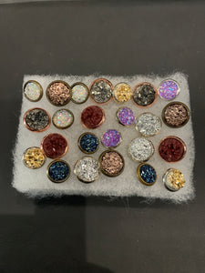 Druzy push pins