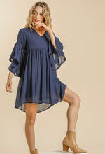 Load image into Gallery viewer, Umgee Bell Sleeve Dress