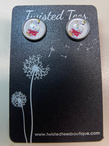 Cabochon Earrings