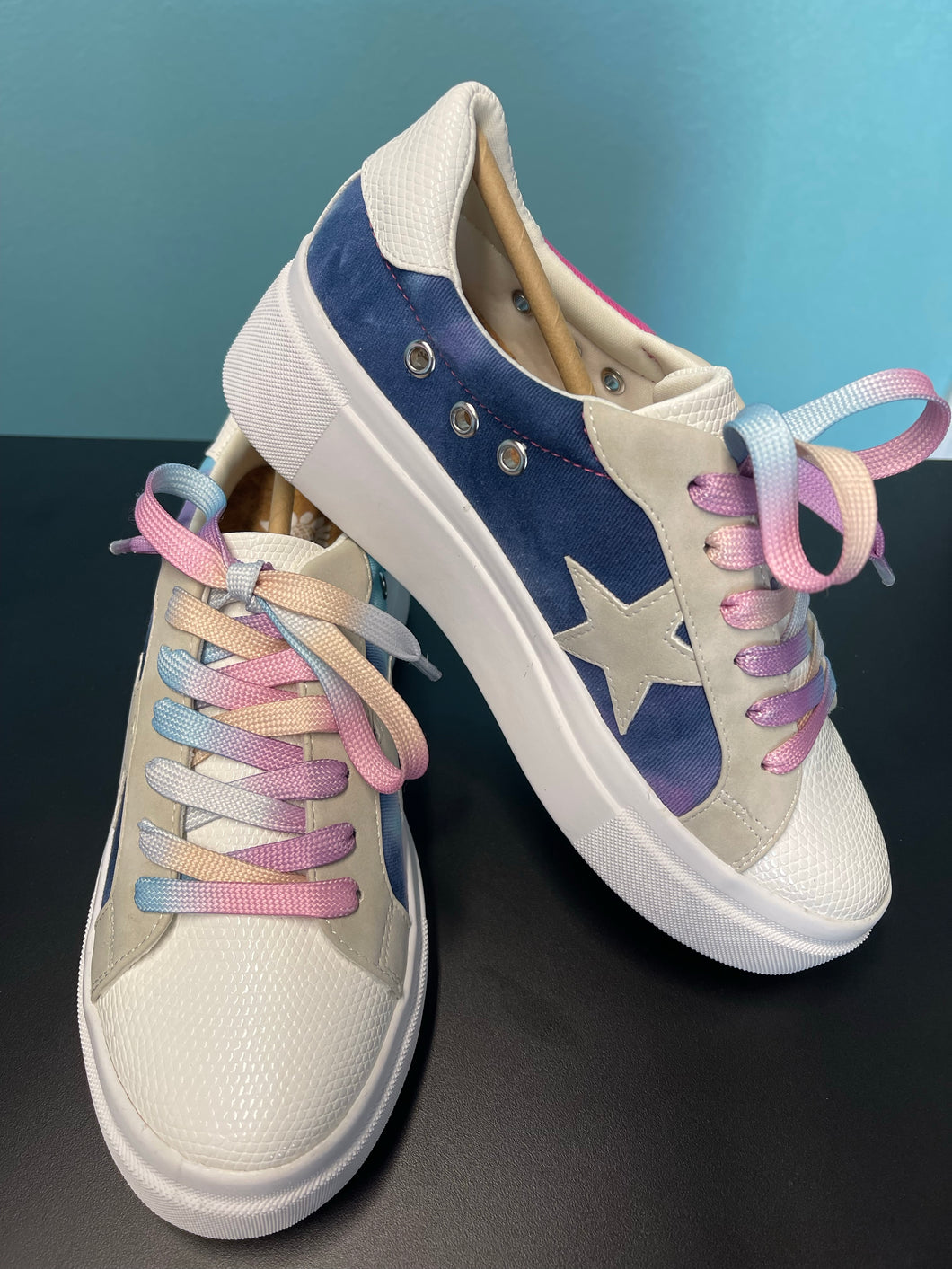 Elepsis Blue Multi Shoes